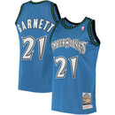 Kevin Garnett Minnesota Timberwolves Mitchell & Ness Blue Hardwood Classics 2003-04 Swingman Jersey by Dynasty Sports & Framing