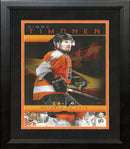 Kimmo Timonen 2015 Philadelphia Flyers Hockey Framed Retirement Night Card by Dynasty Sports & Framing