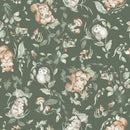 Forest Friends Wallpaper – Storybook Animals Woodland Wallcovering
