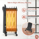 1500W Oil Filled Space Heater with 3-Level Heat by LJGDeals