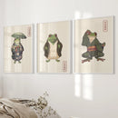 Matsumoto Hoji Frog Wall Art Prints Decor Set by Wall Art Set