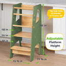 Adjustable Toddler Kitchen Tower with Safety Bars by Ocodile.com