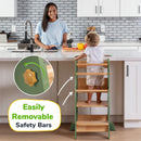Adjustable Toddler Kitchen Tower with Safety Bars by Ocodile.com