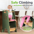 Standing Toddler Tower with Sliding Safety Door