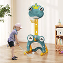 4-in-1 Toddler Basketball Hoop with Rim and Soccer Goal for 3+ Kids by LJGDeals
