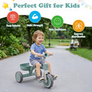 Convertible Toddler Trike with 86° Limited Steering Angle by DirectDeals