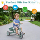 Convertible Toddler Trike with 86° Limited Steering Angle by LJGDeals