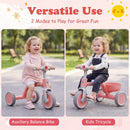 Convertible Toddler Trike with 86° Limited Steering Angle by LJGDeals