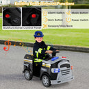 12V Toddler Fire Toy Car with Shovel and Wrench for Ages 37-95 Months