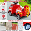 12V Toddler Fire Toy Car with Shovel and Wrench for Ages 37-95 Months by LJGDeals
