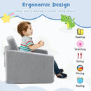 2-in-1 Children’s Convertible Sofa to Lounger-L by LJGDeals