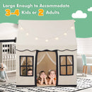 Toddler Large Playhouse with Star String Lights by LJGDeals