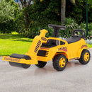 Toddler Ride on Car with Adjustable Roller and Under-Seat Storage-Yellow