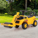 Toddler Ride on Car with Adjustable Roller and Under-Seat Storage-Yellow by LJGDeals