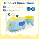 Toddler Ride on Toy with Trailer and Light Music by LJGDeals