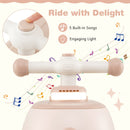Toddler Ride on Toy with Trailer and Light Music