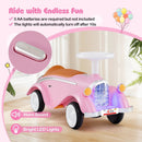 Toddler Ride on Toy Classic Sliding Car with Horn and LED Headlight by LJGDeals