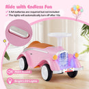 Toddler Ride on Toy Classic Sliding Car with Horn and LED Headlight