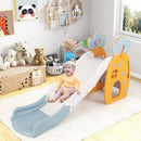 Foldable Slide with Basketball Hoop and Buffer Zone for Kids Aged 3+ Years Old by LJGDeals