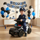 Toddler Sliding Car with Steering Wheel and Under-Seat Storage Push-Black by LJGDeals