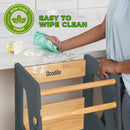 Adjustable Toddler Kitchen Tower with Safety Bars by Ocodile.com