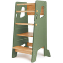 Adjustable Toddler Kitchen Tower with Safety Bars