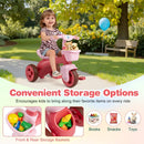 Toddler Tricycle with Limited Steering with Front Baskets and Bell by LJGDeals