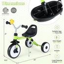 Toddler Tricycle with 3-Position Seat and Storage Basket for Kids