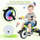 Toddler Tricycle with 3-Position Seat and Storage Basket for Kids by LJGDeals