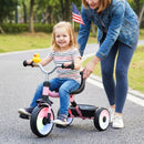 Toddler Tricycle with 3-Position Seat and Storage Basket for Kids by LJGDeals