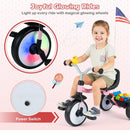 Toddler Tricycle with 3-Position Seat and Storage Basket for Kids