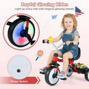 Toddler Tricycle with 3-Position Seat and Storage Basket for Kids by LJGDeals