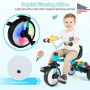Toddler Tricycle with 3-Position Seat and Storage Basket for Kids by LJGDeals