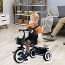 Toddler Tricycle with Adjustable Seat and Storage Baskets for 1.5-5 Years Old by LJGDeals