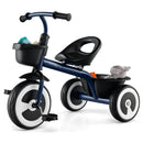 Toddler Tricycle with Adjustable Seat and Storage Baskets for 1.5-5 Years Old by LJGDeals