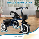 Toddler Tricycle with Adjustable Seat and Storage Baskets for 1.5-5 Years Old by LJGDeals