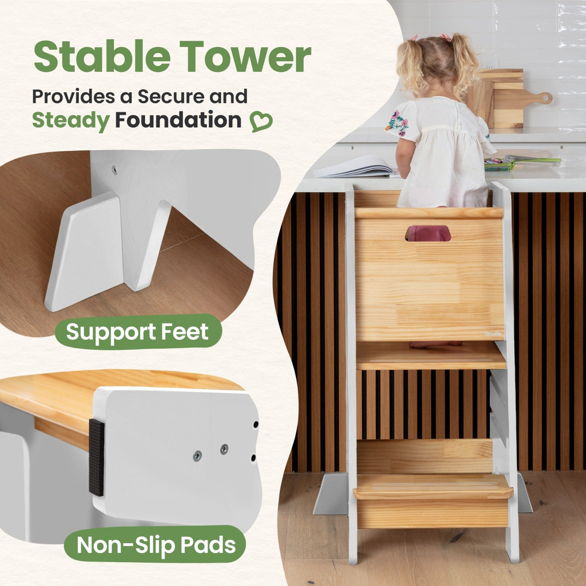 Standing Toddler Tower with Sliding Safety Door, photo 16 of 40