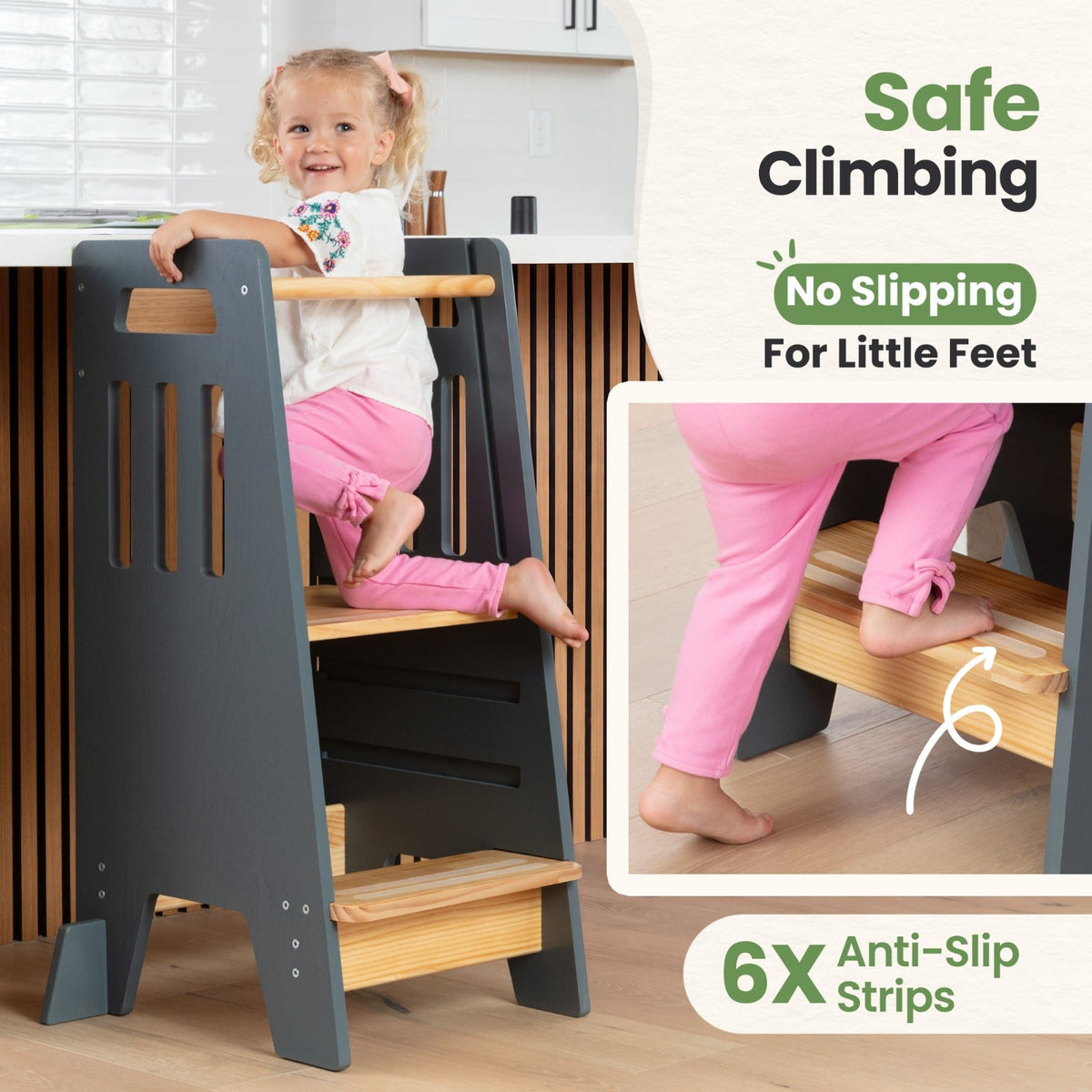 Standing Toddler Tower with Sliding Safety Door, photo 7 of 40