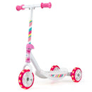 Toddlers Kick Scooter with LED Light-Up Wheels and Wide Anti-Slip Deck for Boys and Girls by DirectDeals