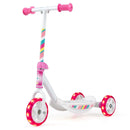Toddlers Kick Scooter with LED Light-Up Wheels and Wide Anti-Slip Deck for Boys and Girls by LJGDeals