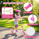 Toddlers Kick Scooter with LED Light-Up Wheels and Wide Anti-Slip Deck for Boys and Girls by LJGDeals