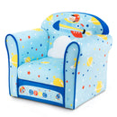 Toddlers Sofa Chair with Velvet Fabric Cover High Density Sponge Filling by DirectDeals