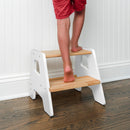 2-Step Wooden Stool for Kids