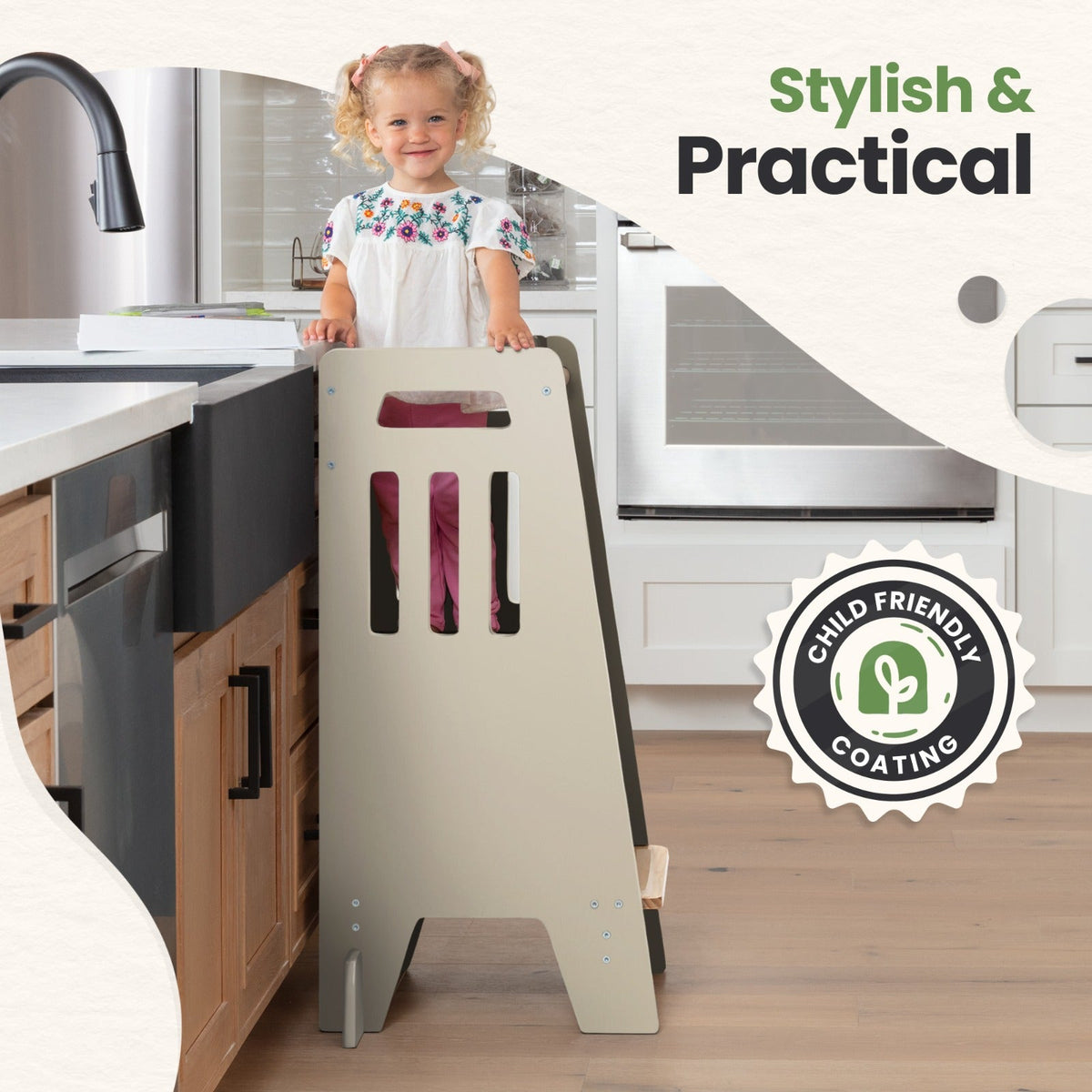 Standing Toddler Tower with Sliding Safety Door, photo 36 of 40
