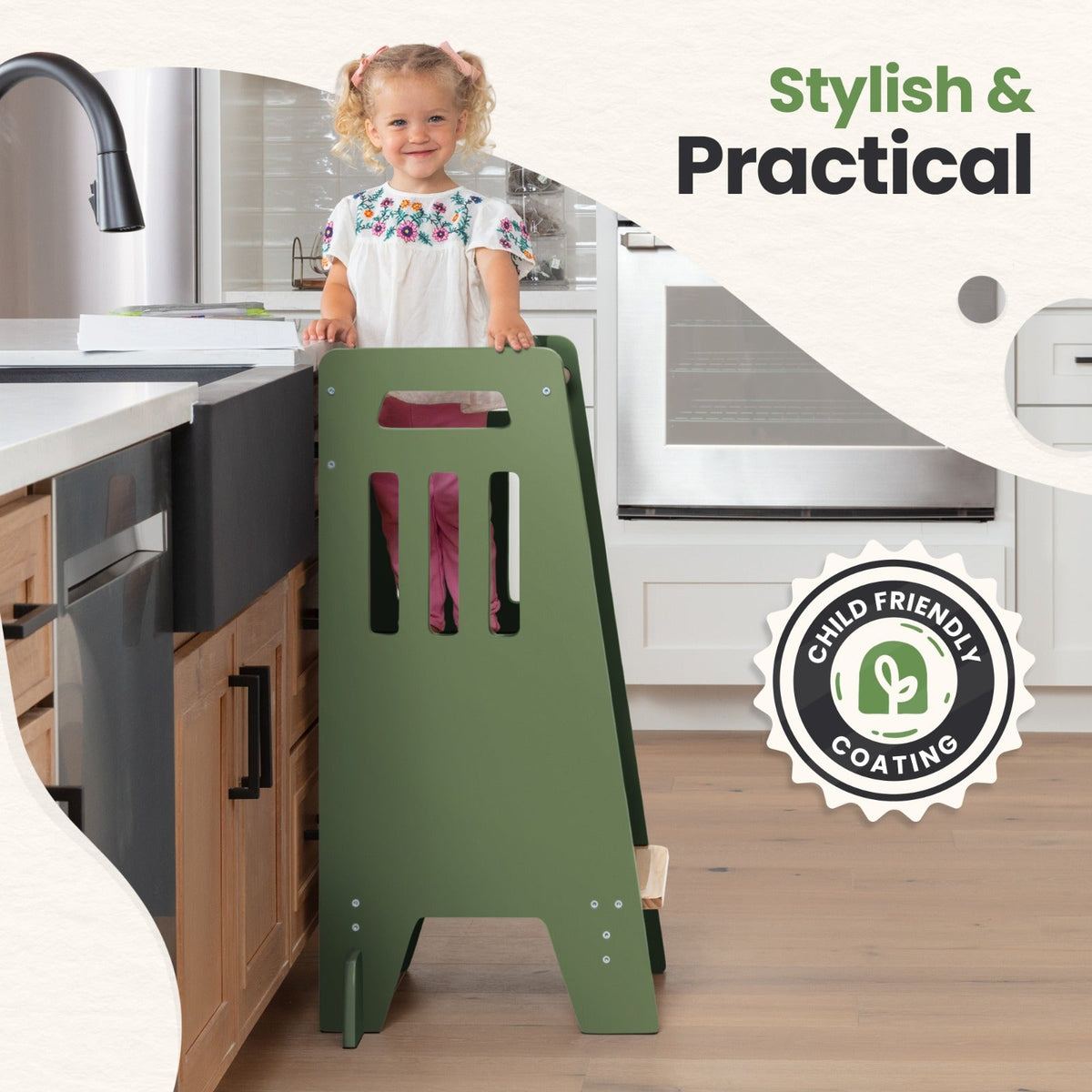 Standing Toddler Tower with Sliding Safety Door, photo 29 of 40