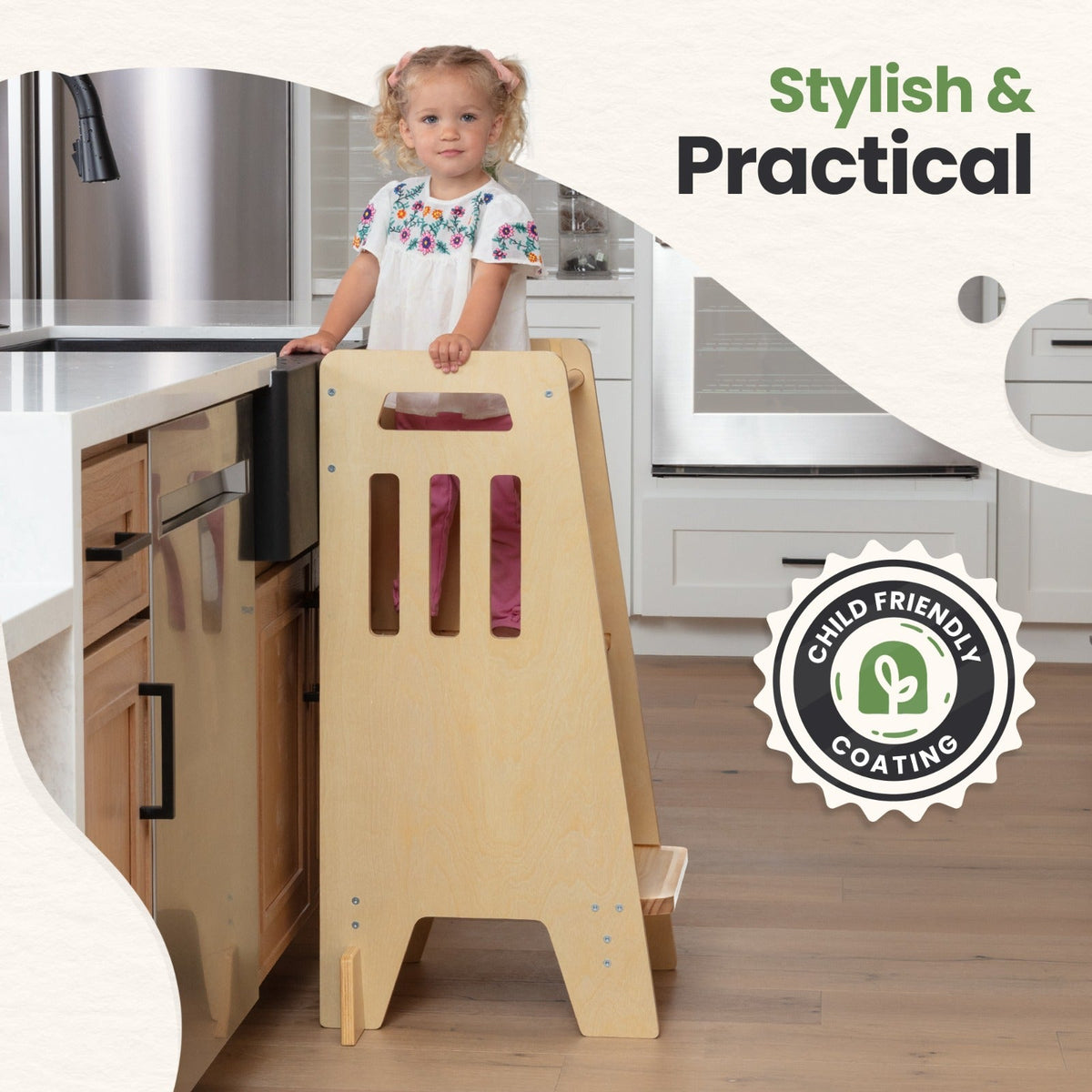 Standing Toddler Tower with Sliding Safety Door, photo 22 of 40