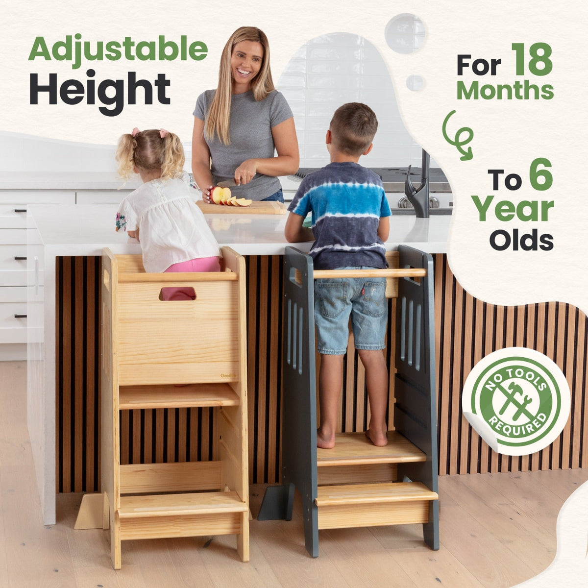 Standing Toddler Tower with Sliding Safety Door, photo 25 of 40
