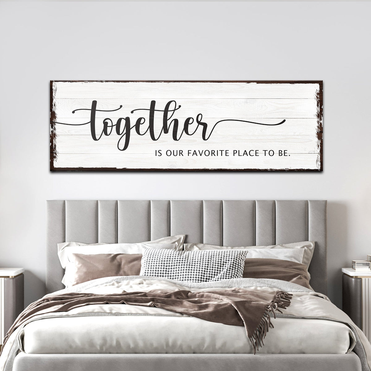 Together Is Our Place To Be Sign, photo 2 of 6