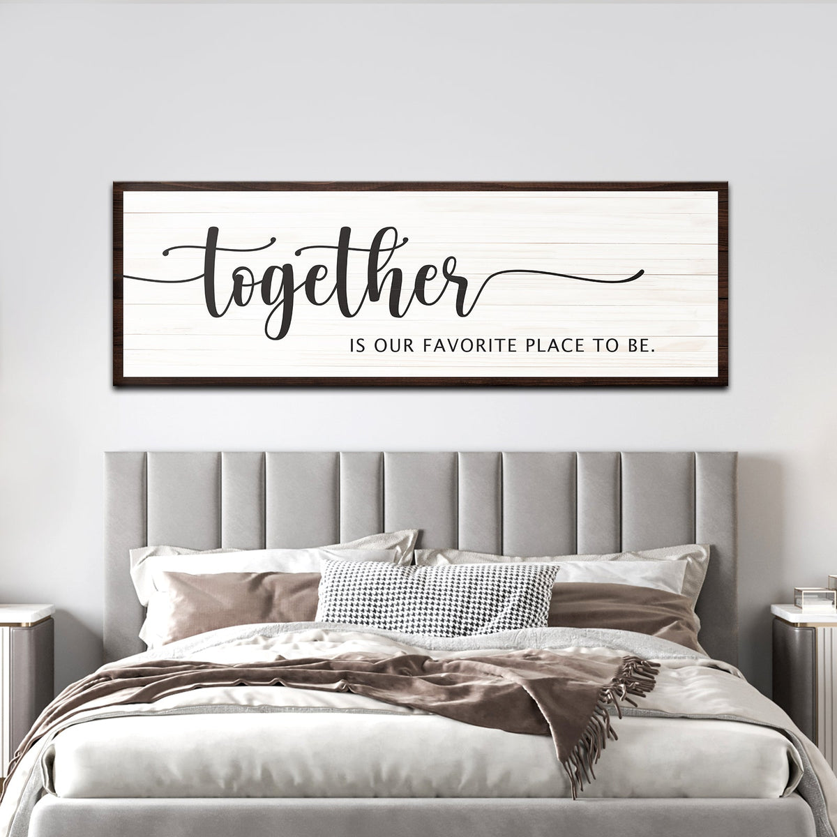 Together Is Our Place To Be Sign, photo 6 of 6