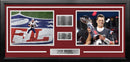 Tom Brady Greatest of All Time Framed Football Photo Collage with Career Stats & Engraved Signature by Dynasty Sports & Framing